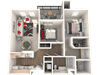 Santa Barbara Floor Plan Santa Barbara Floor Plan at 55+ FountainGlen Stevenson Ranch, Stevenson Ranch, 91381